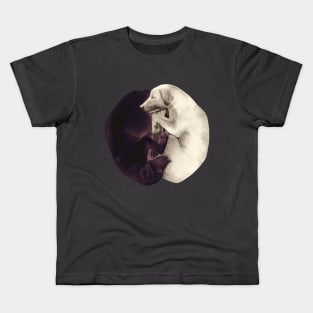 yin-yang dogs Kids T-Shirt